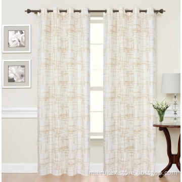 Good Insulation Foil Velvet Grommets Curtain